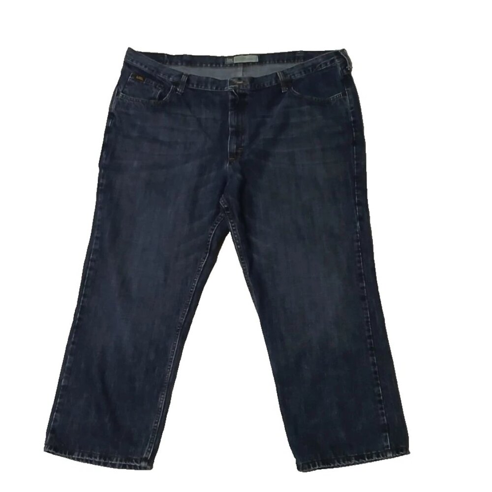 Lee Premium Select Men's 46x30 Blue Relaxed Straight Leg Fit Jeans